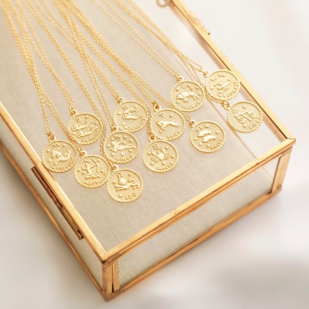 Zodiac Necklace | Gold Plated 925 Silver - Picture 3 of 8